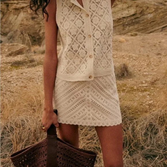 NWOT Sezane Malia Skirt, Size L - Picture 1 of 4